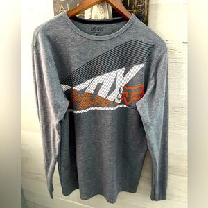 Fox Gray and Orange Men's Shirt